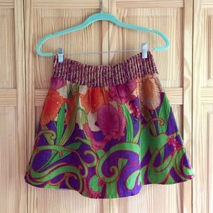 Free People Floral Skirt